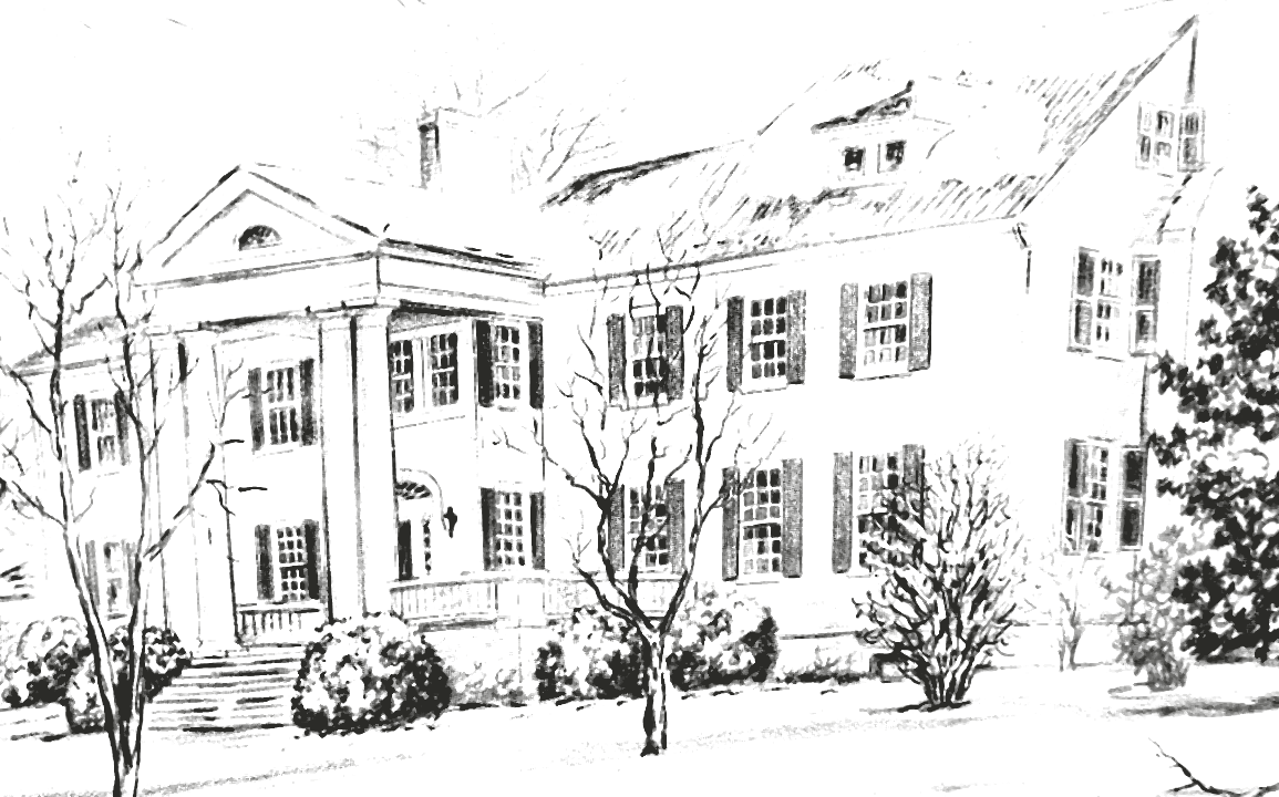 Midland Farm house drawing logo